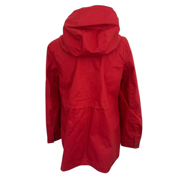 Hunter Water Resistant Cotton Smock Rain Jacket Hood Mesh Lined Drawstring Small - Picture 12 of 16